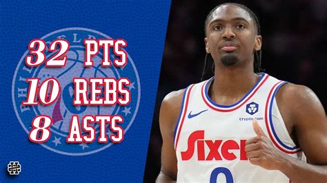 Tyreese Maxey Stats Vs Spurs .